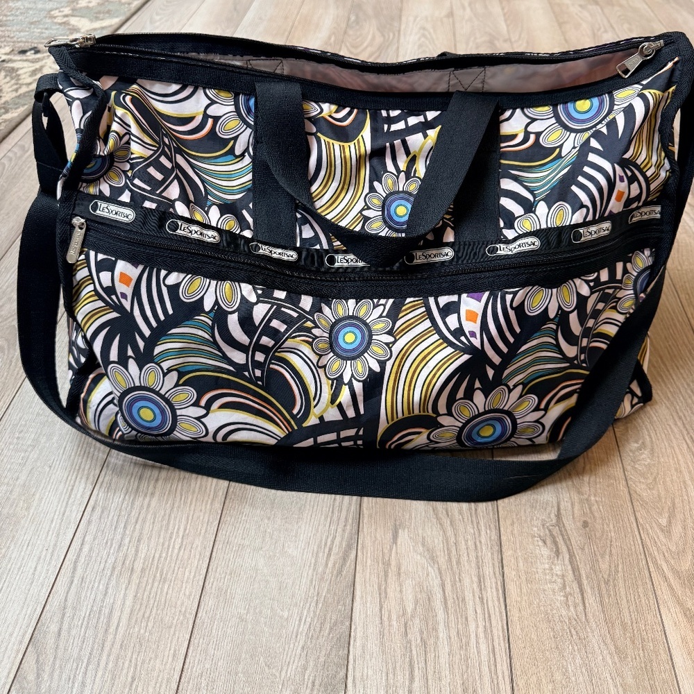 Le Sportsac Weekender Floral Boston Bag